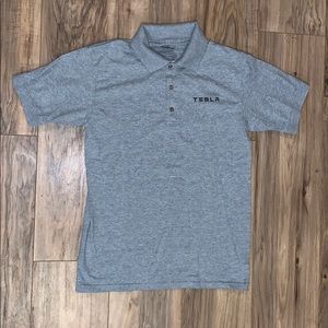 Tesla Collared Polo Shirt - Men’s Small